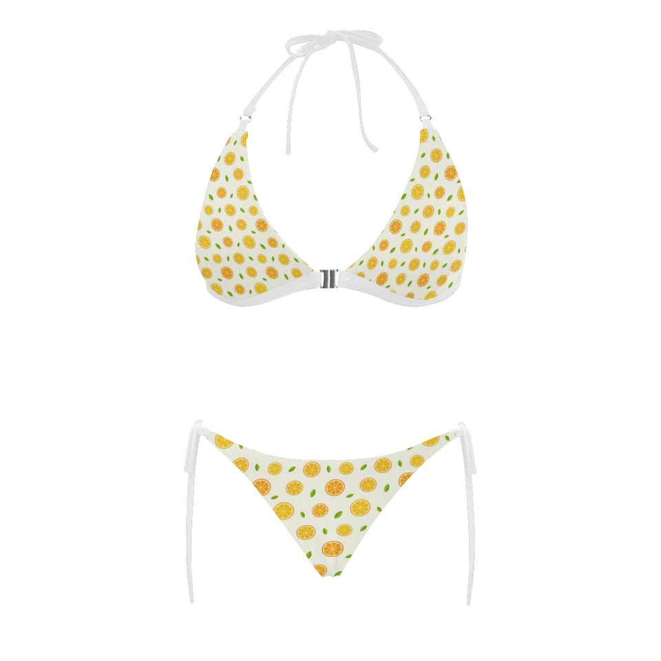oranges leaves pattern Sexy Bikinis Two-Piece Swimsuits