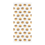 Pretzels Pattern Print Design 02 Beach Towel