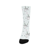 Cute goat design pattern Crew Socks