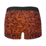 cacao beans tribal polynesian pattern Men's All Over Print Boxer Briefs Men's Underwear