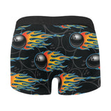 Bowling balls flame pattern Men's All Over Print Boxer Briefs Men's Underwear