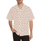 peanuts texture pattern Men's All Over Print Hawaiian Shirt