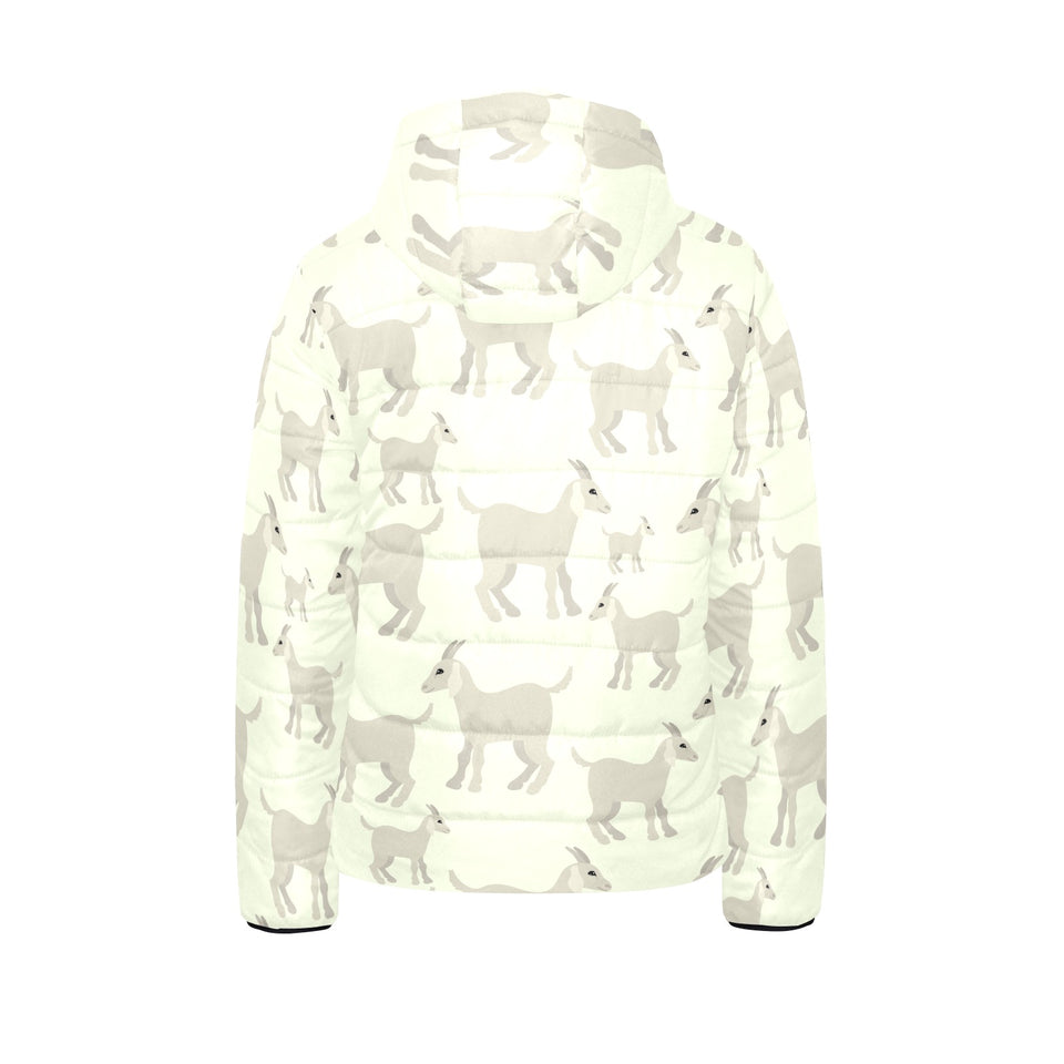 Little young goat pattern Kids' Boys' Girls' Padded Hooded Jacket