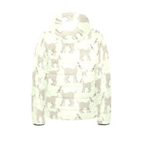 Little young goat pattern Kids' Boys' Girls' Padded Hooded Jacket