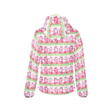 Teddy Bear Pattern Print Design 04 Women's Padded Hooded Jacket
