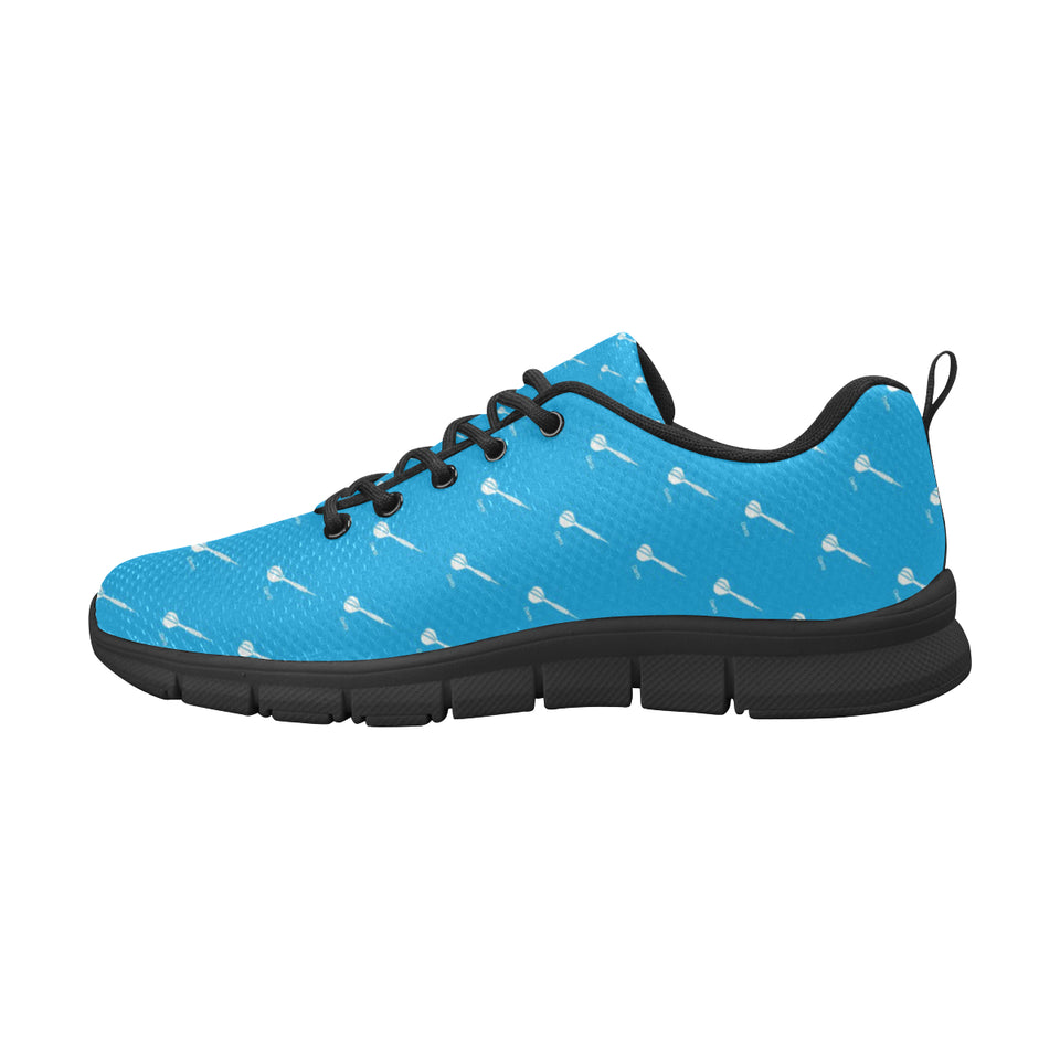 Darts Pattern Print Design 05 Men's Breathable Sneakers ( Model 055)