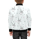 Cute goat design pattern Kids' Boys' Girls' Bomber Jacket