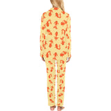 Goldfish Pattern Print Design 02 Women's Long Pajama Set