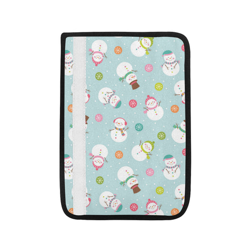 Cute snowman snowflake pattern Car Seat Belt Cover