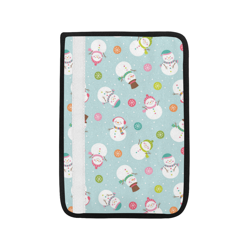 Cute snowman snowflake pattern Car Seat Belt Cover