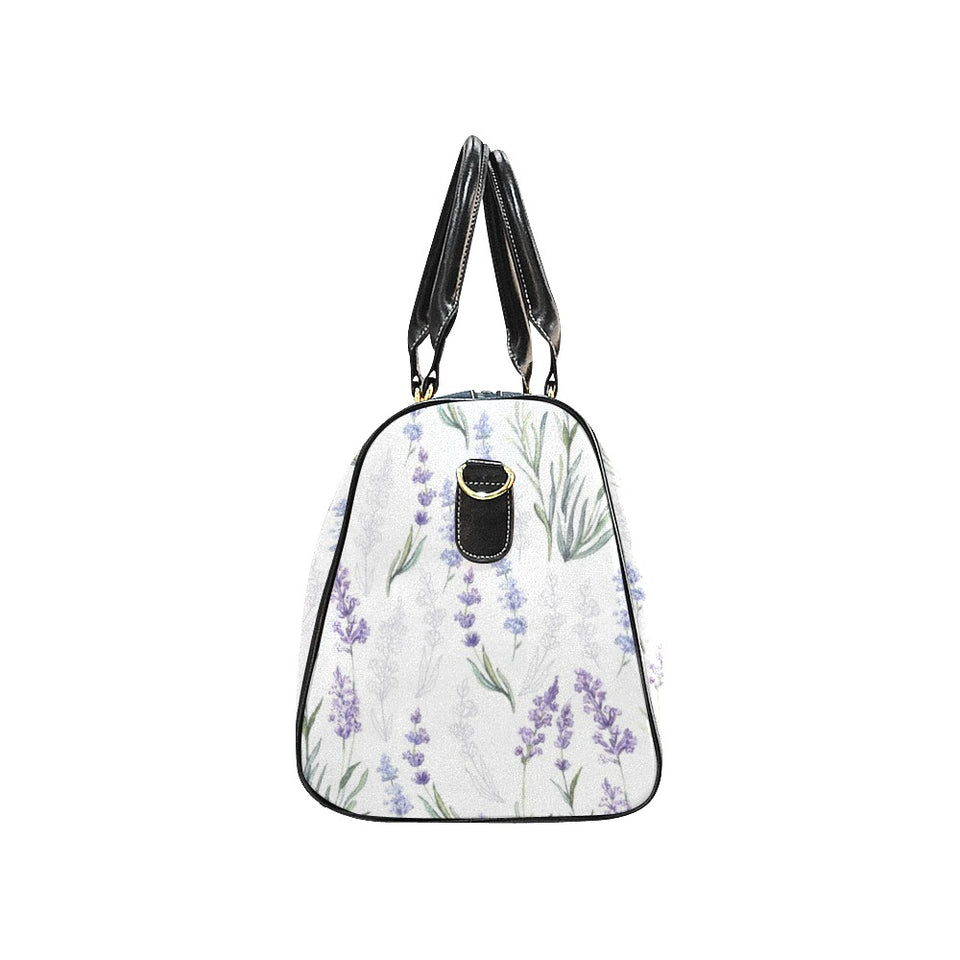 Hand painting Watercolor Lavender Travel Bag