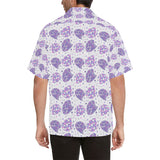 Hedgehog Pattern Print Design 05 Men's All Over Print Hawaiian Shirt (Model T58)