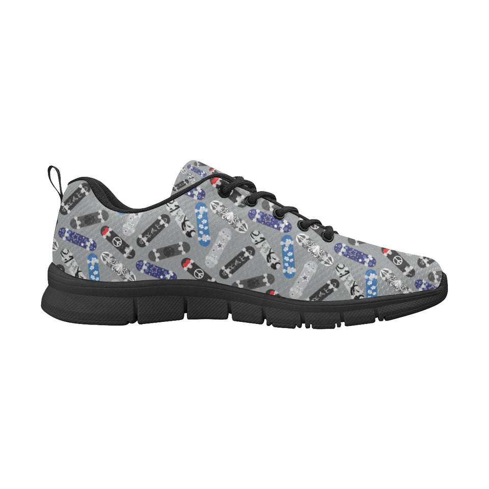 Skate Board Pattern Print Design 03 Women's Sneaker Shoes