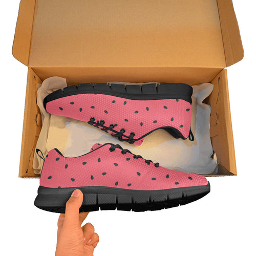 watermelon texture background Women's Sneaker Shoes