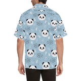 Cute panda pattern Men's All Over Print Hawaiian Shirt