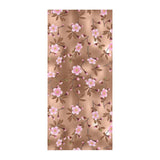 Pink sakura cherry blossom drak brown background Beach Towel