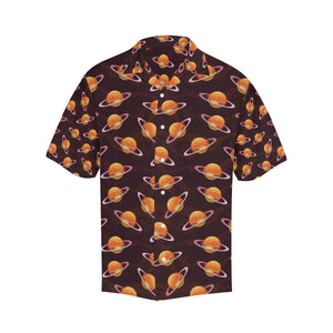 Hamburger Pattern Print Design 05 Men's All Over Print Hawaiian Shirt (Model T58)