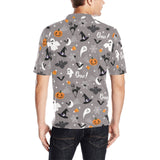 Halloween design pattern Men's All Over Print Polo Shirt