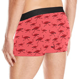 Ostrich Pattern Print Design 03 Men's All Over Print Boxer Briefs Men's Underwear