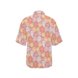 Pig Pattern Print Design 04 Women's All Over Print Hawaiian Shirt