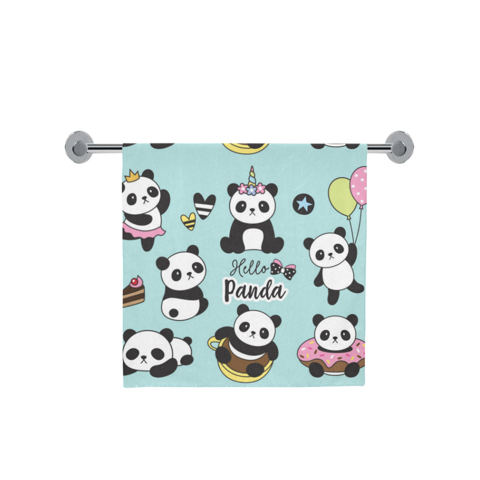 Cute baby panda pattern Bath Towel