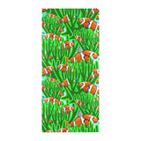 Clown Fish Pattern Print Design 01 Beach Towel