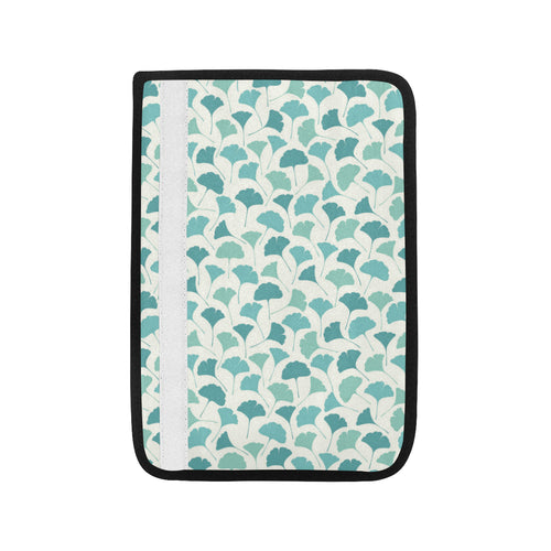 Green ginkgo leaves pattern Car Seat Belt Cover