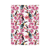 Toucan flower design pattern House Flag Garden Flag