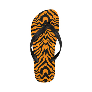 Bengal tigers skin print pattern Unisex Flip Flops