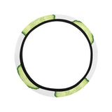 Cucumber slices pattern Car Steering Wheel Cover