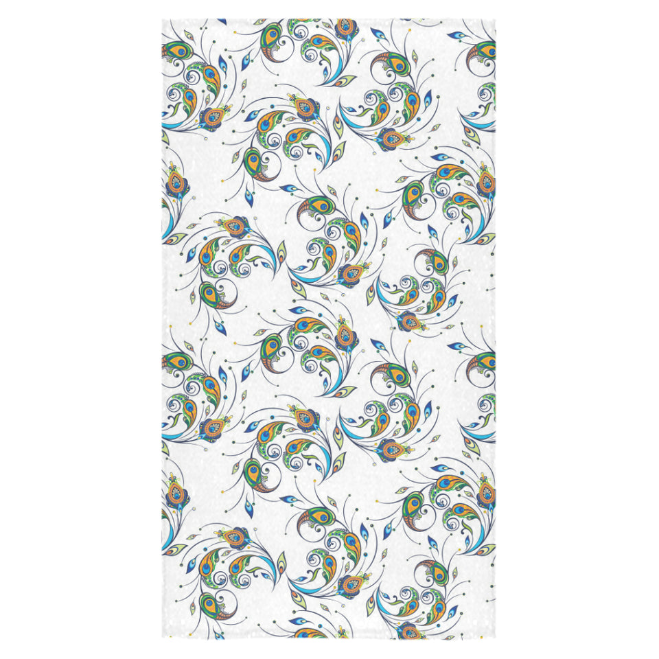 Peacock feather pattern Bath Towel