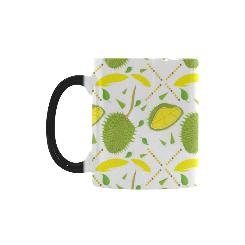 Durian pattern background Morphing Mug Heat Changing Mug