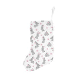 Watercolor cute rabbit pattern Christmas Stocking