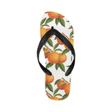 Oranges pattern background Unisex Flip Flops