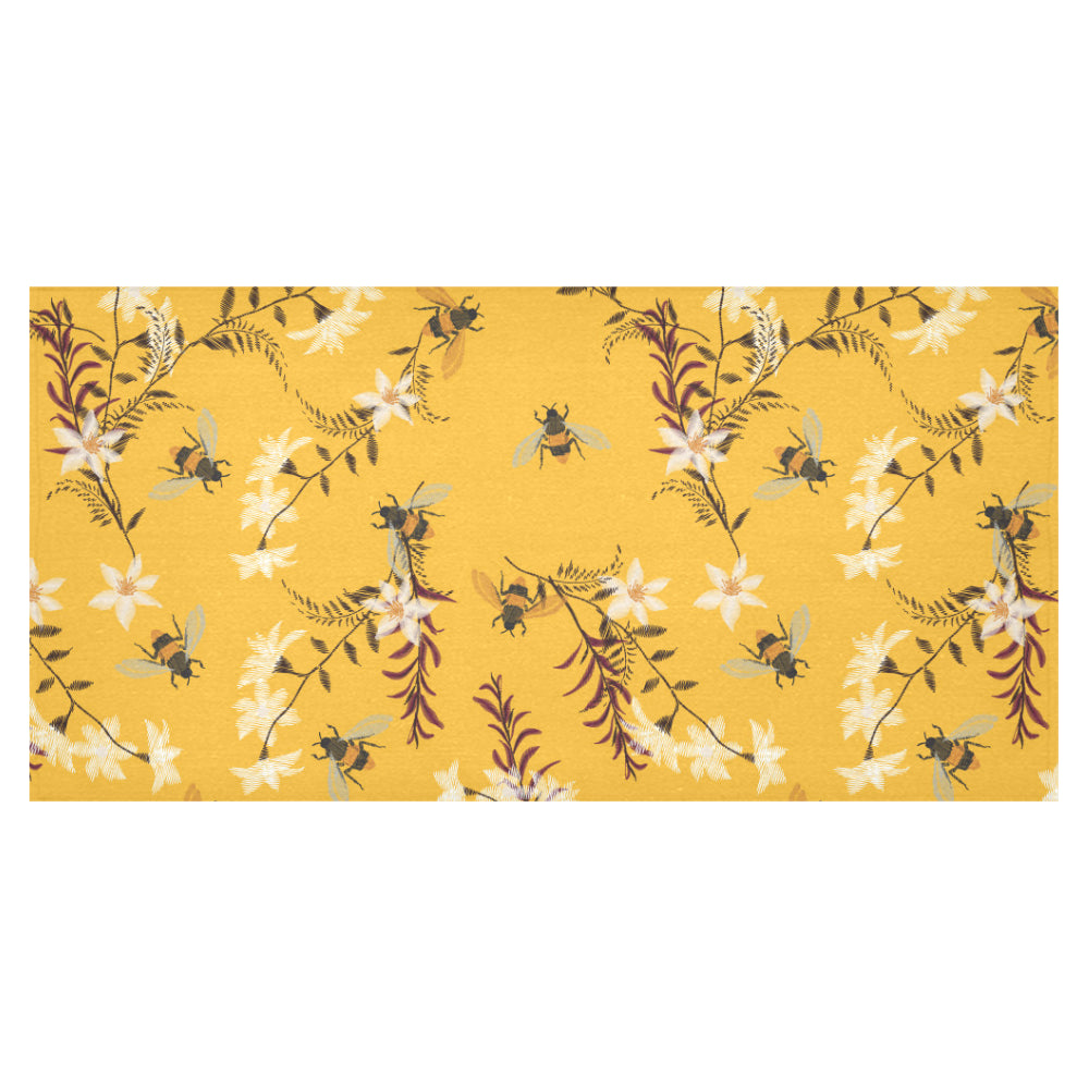 Bee flower pattern Tablecloth