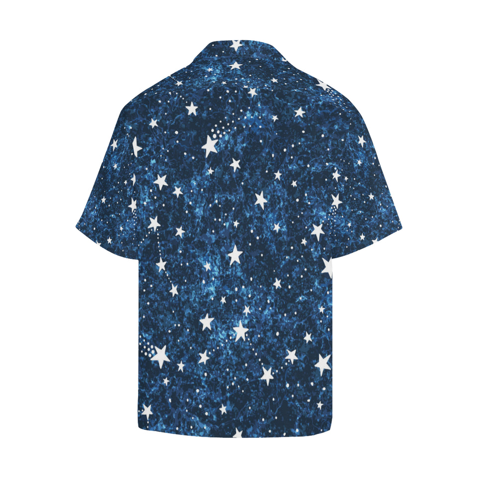 Night sky star pattern Men's All Over Print Hawaiian Shirt
