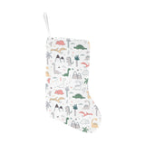 Cute cartoon dinosaurs tree pattern Christmas Stocking