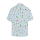 Watercolor Tulips pattern Men's All Over Print Hawaiian Shirt