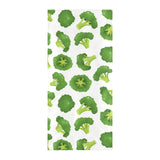 Cute broccoli pattern Beach Towel