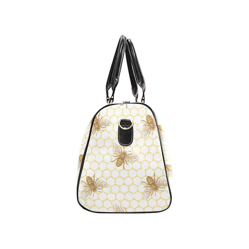 Bee honeycomb seamless design pattern Travel Bag