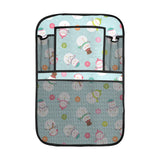 Cute snowman snowflake pattern Car Seat Back Organizer