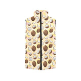 Coconut Pattern Print Design 05 Men's Padded Vest