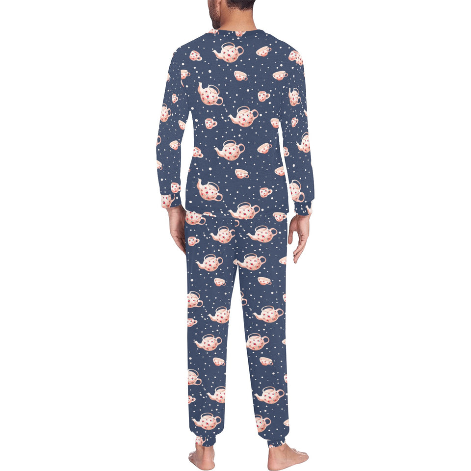 Tea pots Pattern Print Design 04 Men's All Over Print Pajama