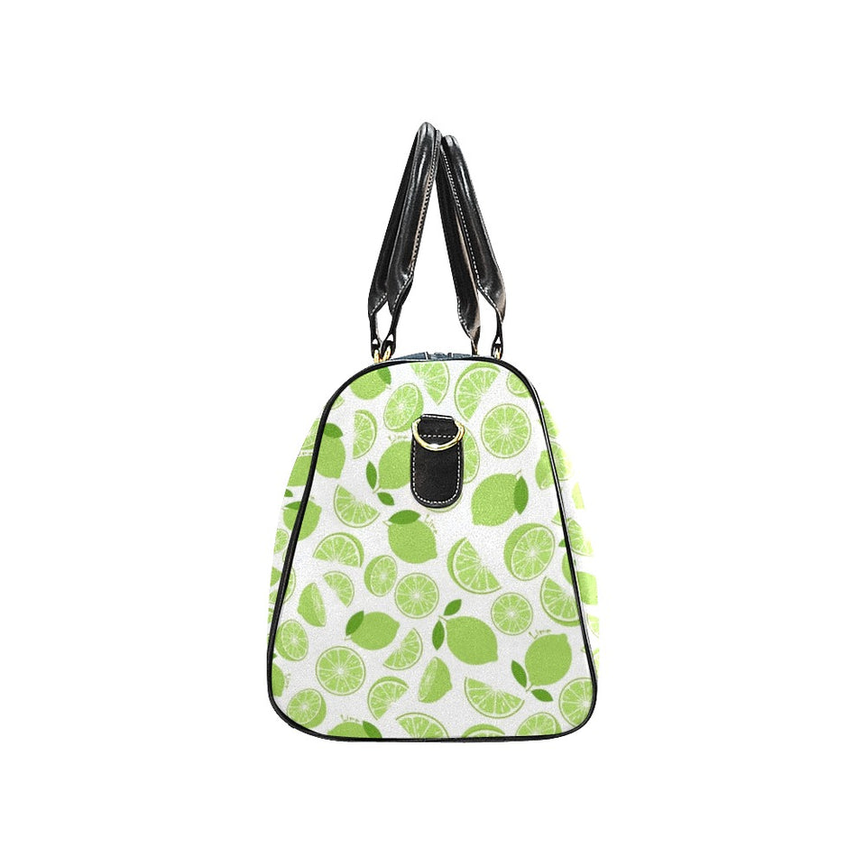 Lime design pattern Travel Bag