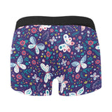Colorful butterfly flower pattern.eps Men's All Over Print Boxer Briefs Men's Underwear