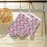 Yorkshire Terrier Pattern Print Design 03 Heat Resistant Oven Mitts