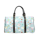 Cute snowman snowflake pattern Travel Bag