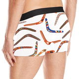 Boomerang Australian aboriginal ornament pattern Men's All Over Print Boxer Briefs Men's Underwear
