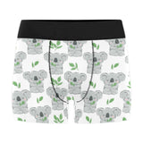 Hand drawn Koala leaves pattern Men's All Over Print Boxer Briefs Men's Underwear