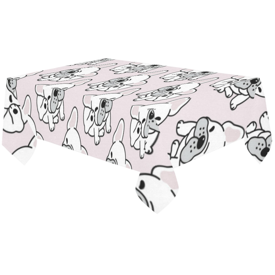 Cute french bulldog pattern Tablecloth